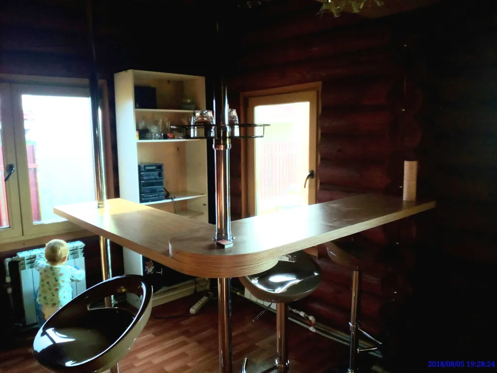 Дом с баней на дровах