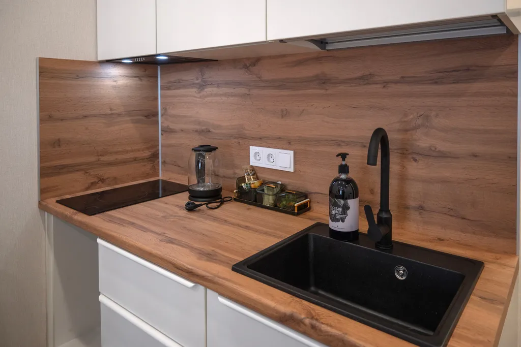 Студия для двух гостей с лоджией