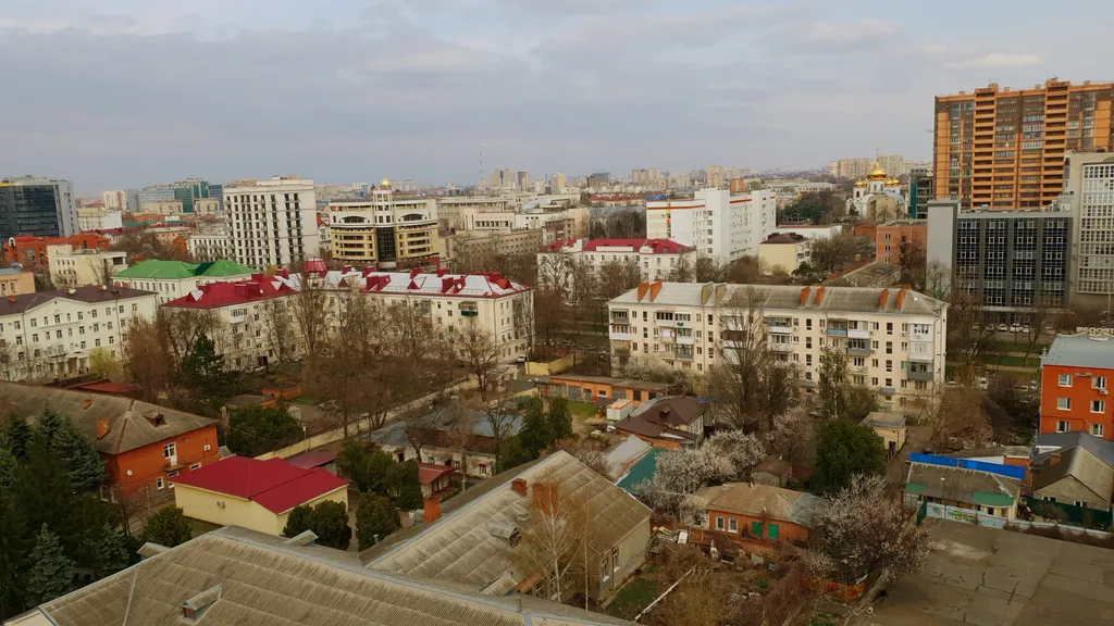 Квартира Уютная квартира в центре города с прекрасным видом на город — Краснодар