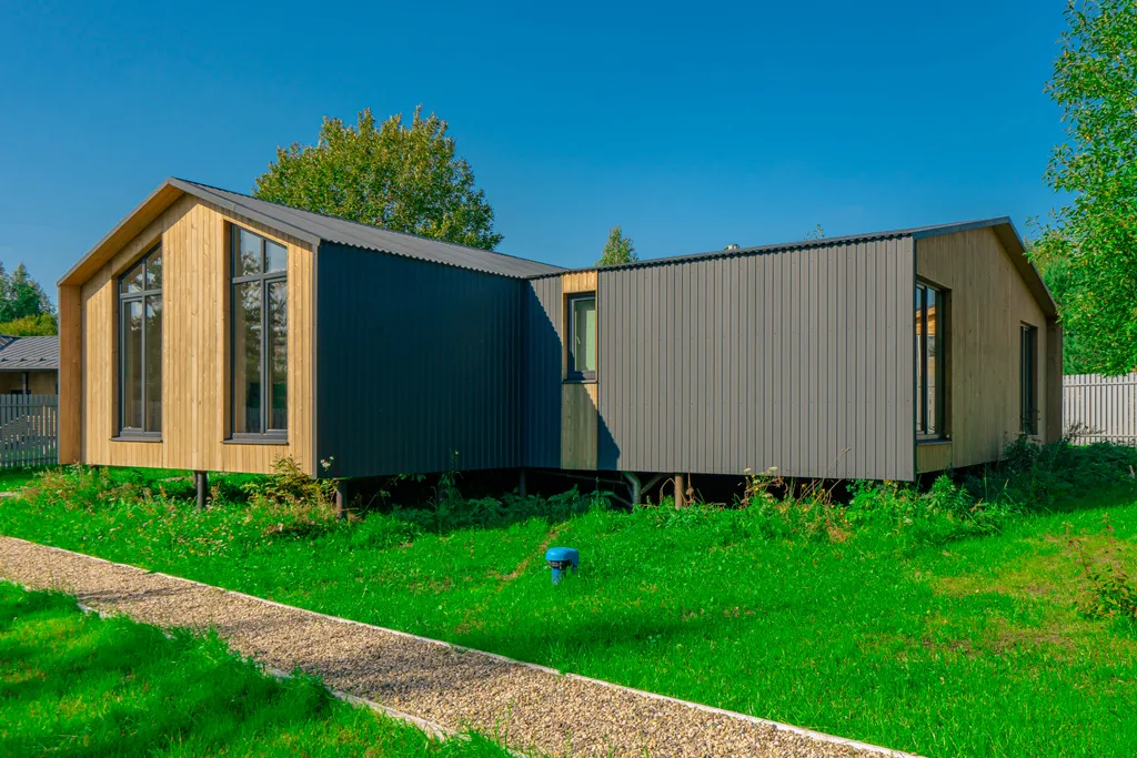 Светлый дом с панорамной гостиной