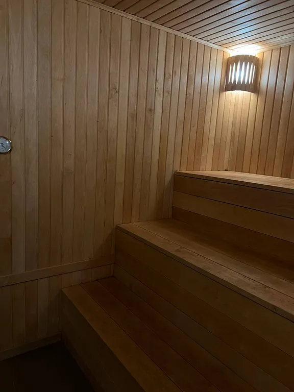 Домик с баней и купелью на дровах