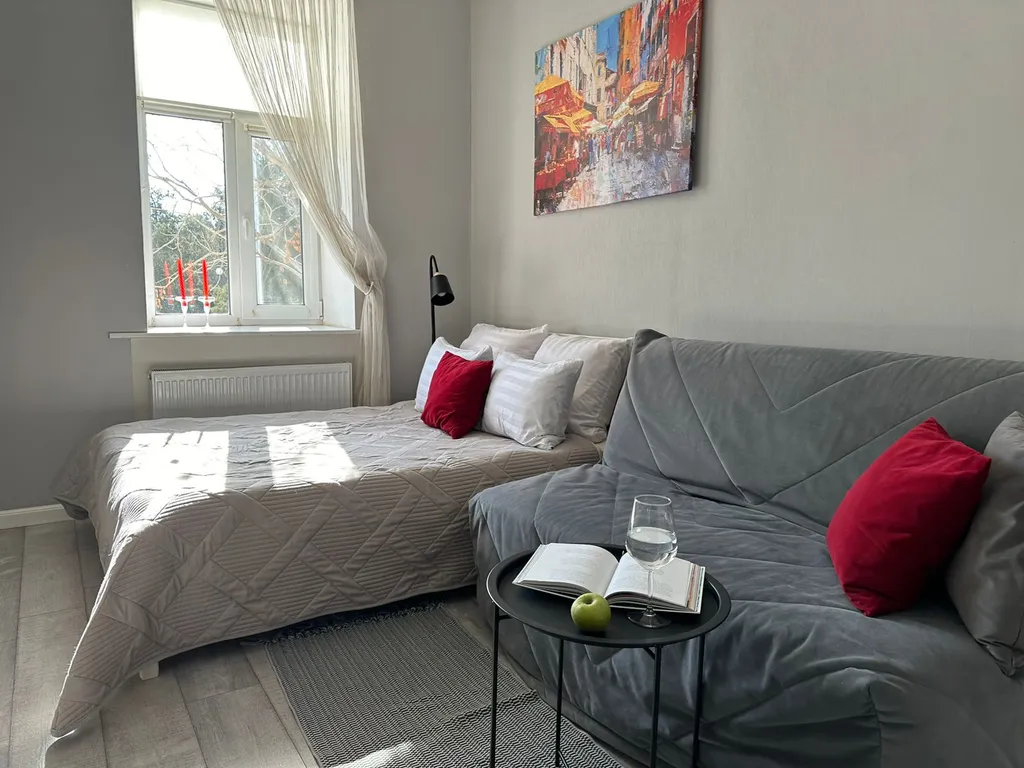 Уютная квартира с двориком, рядом с песчаным пляжем