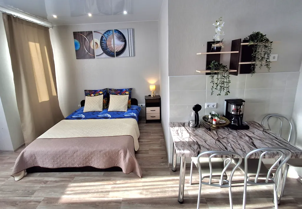 Вид на город с высоты птичьего полета