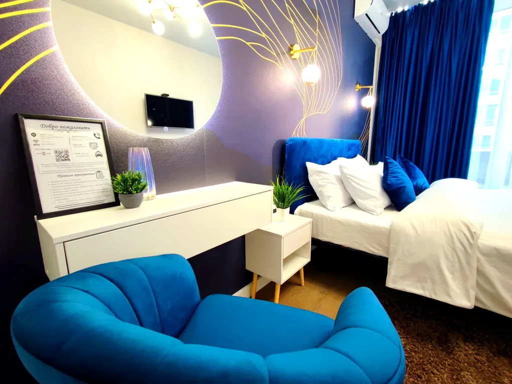 Квартира Квартира Люкс в синих тонах возле Ашана — Симферополь