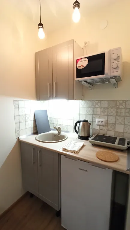 Светлая уютная студия для семейной пары около ЖД Вокзала