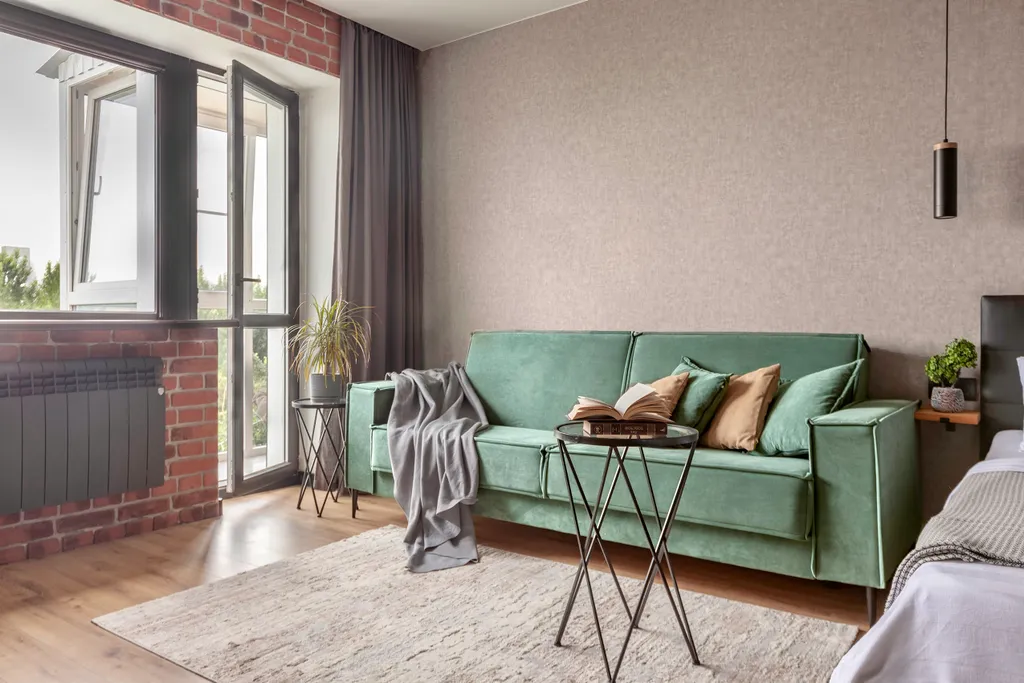 Студия Лофт Volga & Home с панорамным видом на музей Панораму и Волгу