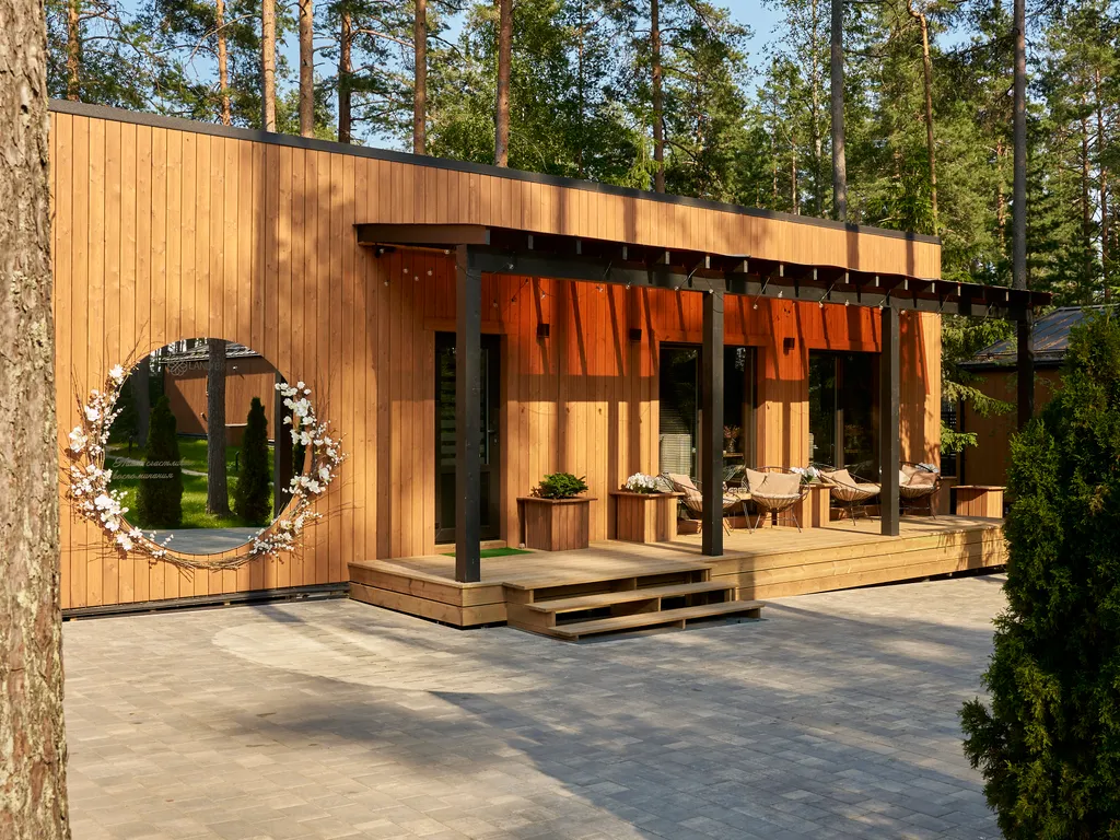 Дом с баней и зоной отдыха