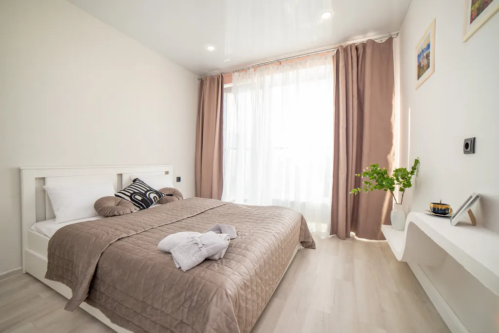 Евродвухкомнатная квартира на Чкалова 18 для 4 гостей