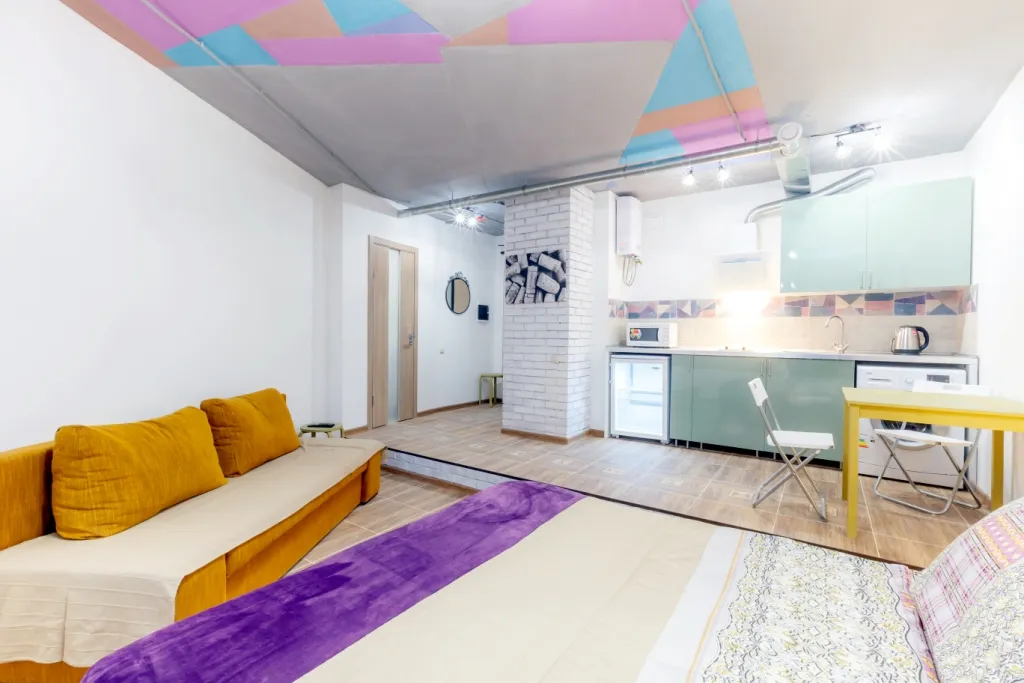 Просторная студия loft 21 khimki у трц мега