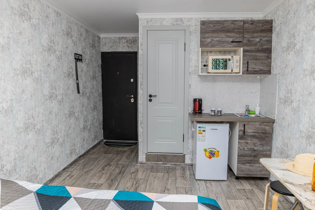 Удачный вариант студии — уют, стиль и полный комфорт