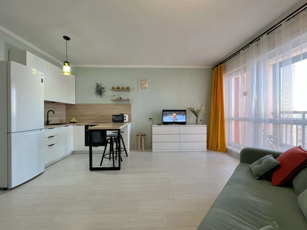 Уютная комфортная студия на ФСК, без оплаты за финальную уборку