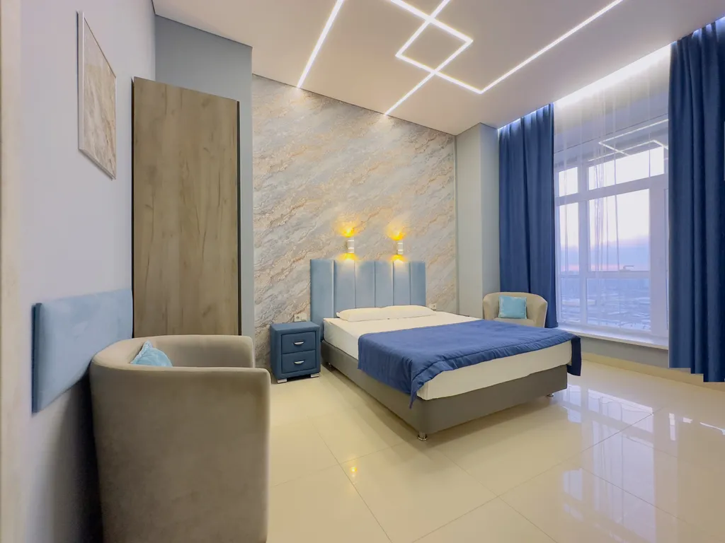 Апартаменты 17 этаж с видом на город