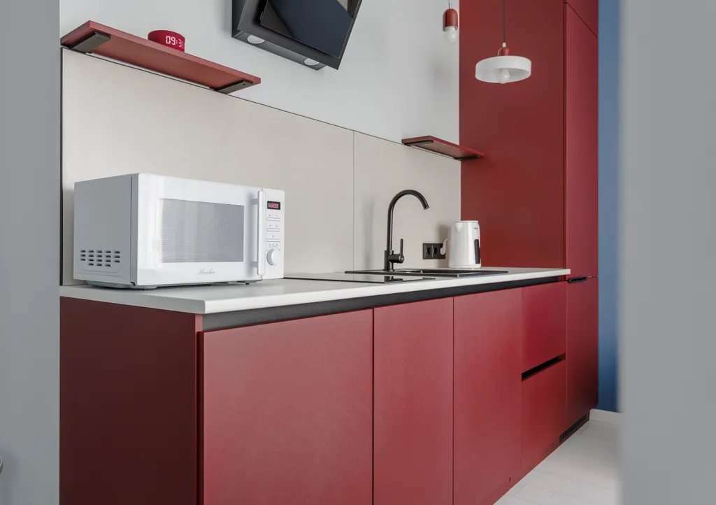 White and blue apart