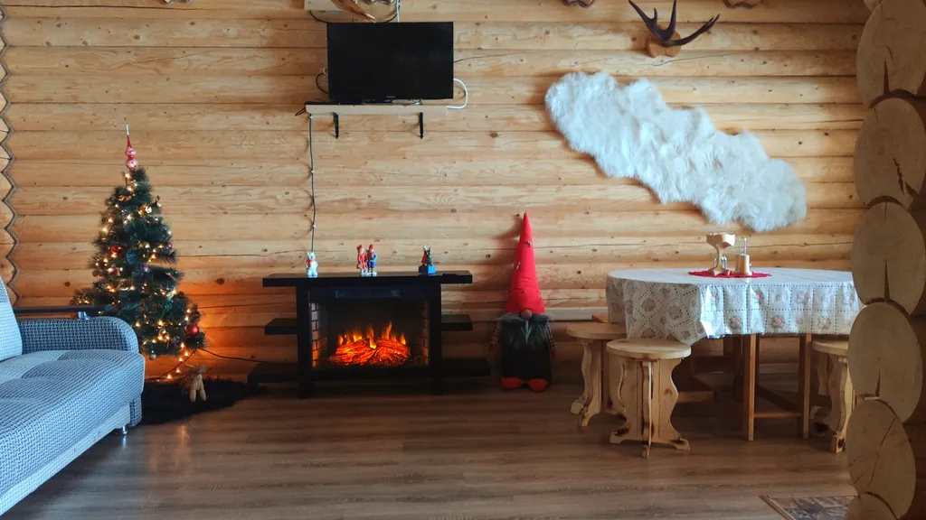 Коттедж Дом Теремок на берегу озера в Карелии с сауной — Верховье