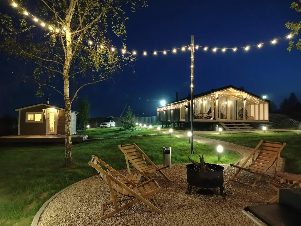 Дом у леса с камином