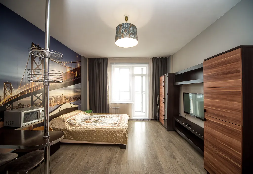 Квартира Квартира Студия на 22 этаже с красивым видом на город — Красноярск