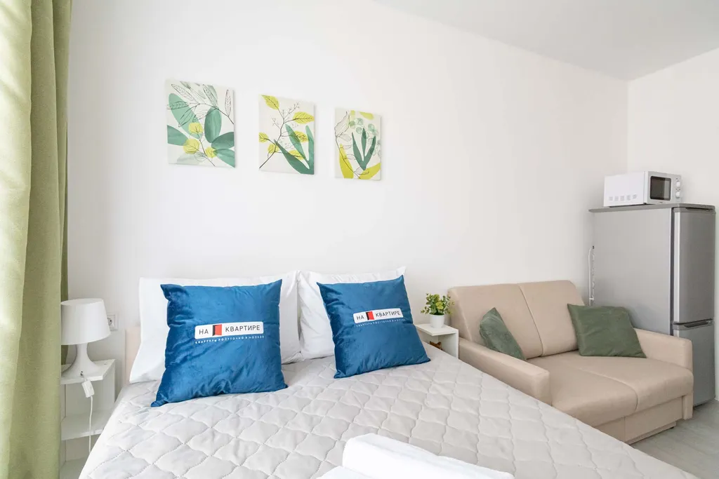 Квартира Апартаменты у метро Некрасовка Green Beige — Москва