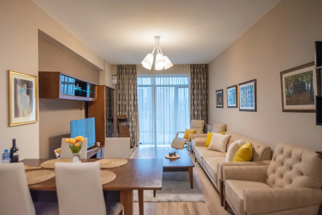 Квартира для семьи в комплексе с детскими площадками