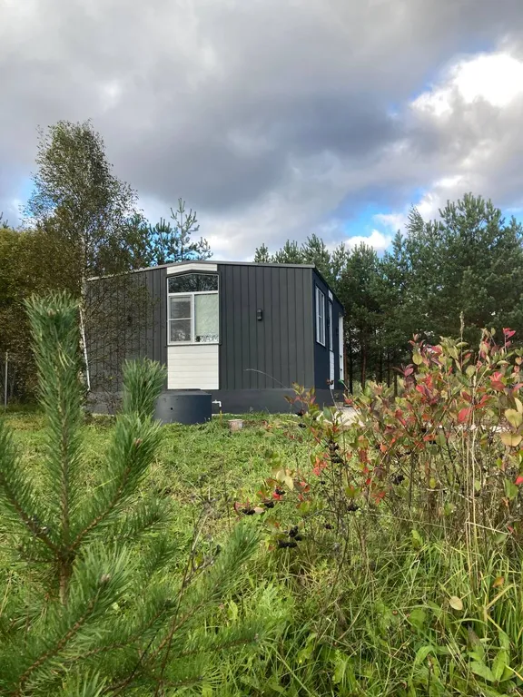 Дом на первой линии реки в тишине леса под Тверью