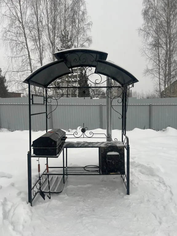 Дом в стиле Барнхаус на берегу реки Ока