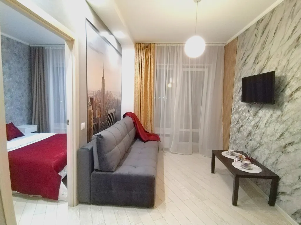 Квартира Двухкомнатная квартира с видом на город в 7 минутах езды от Кремля — Великий Новгород