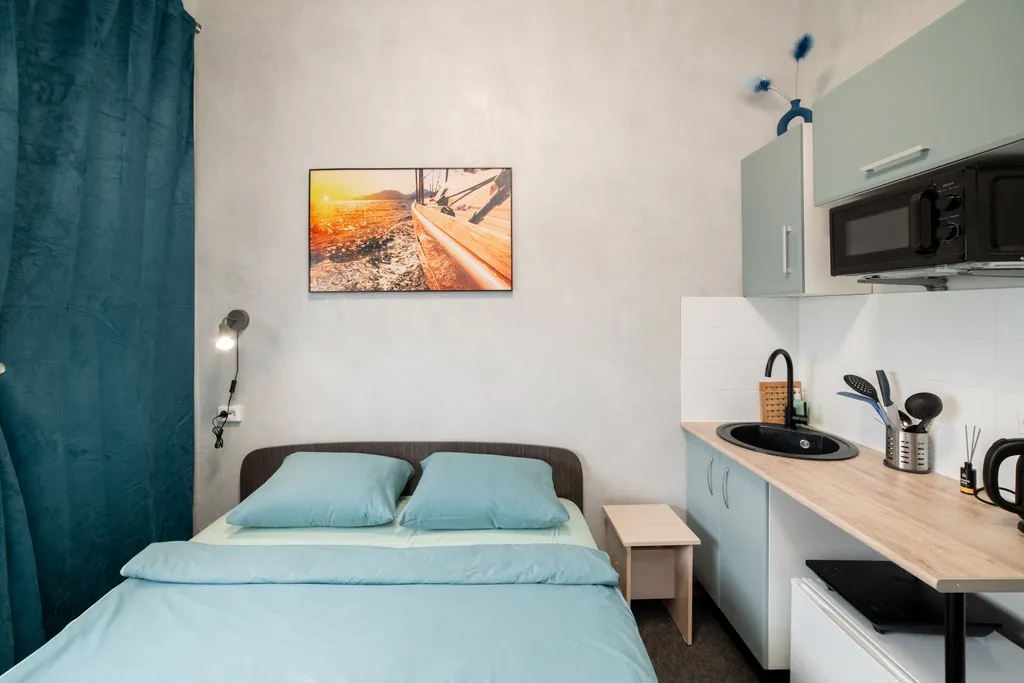 Уютная студия на Быковского