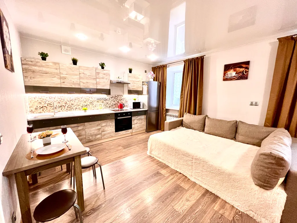 Квартира Квартира Уютная студия в ЖК Изумрудный — Самара