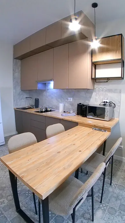 Стильная просторная квартира с лоджией