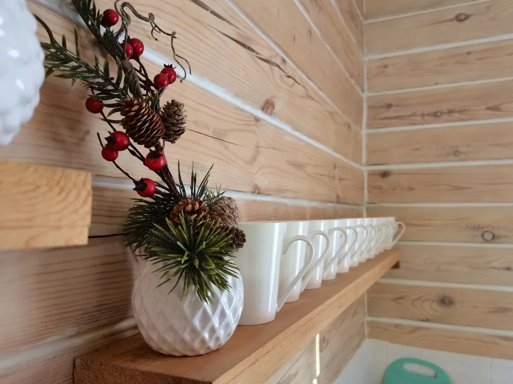 Новый уютный дом из профилированного бруса в кедровом лесу