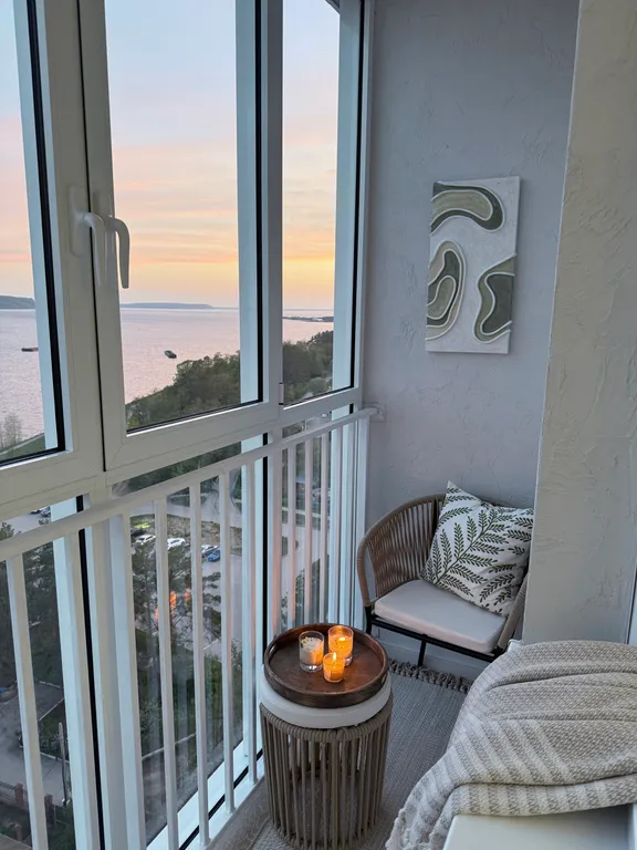 Студия мечты с панорамным видом на Волгу и горы