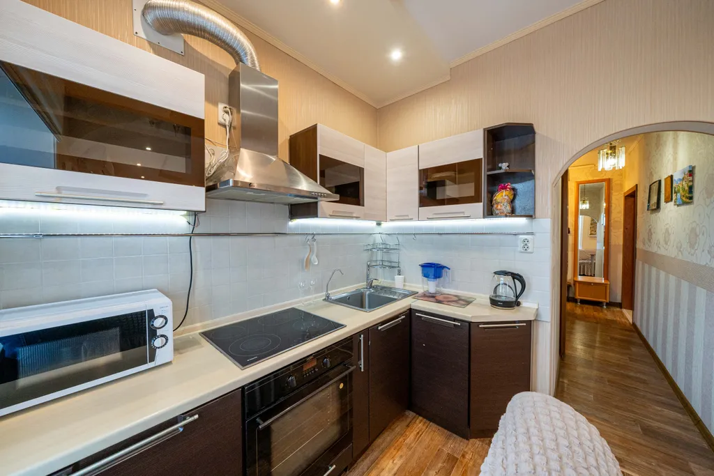 Квартира Уютная квартира с кухней-гостиной в самом центре города — Хабаровск