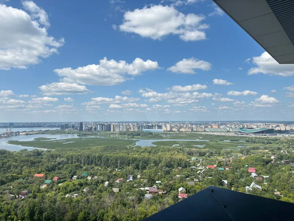 Уютный апартамент в уникальном доме ЖК Skyline с парком на крыше
