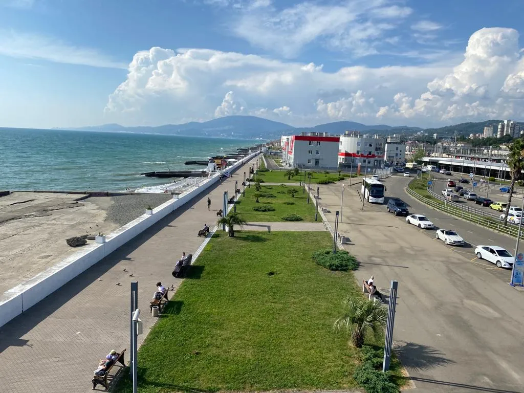 Панорама с видом на море, с зоной мангала