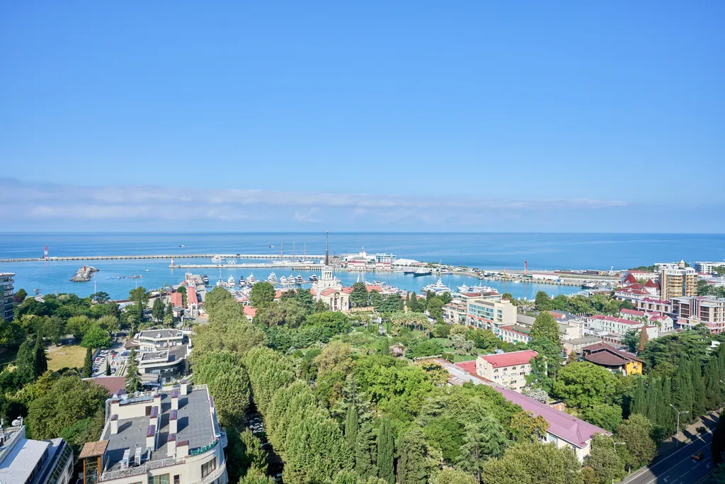 Квартира Квартира Апартамент с шикарным видом на море в центре — Сочи