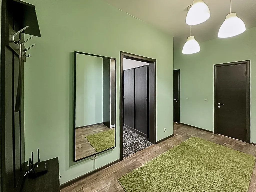 1-комнатная квартира с видом на парк За Саймой и реку Обь