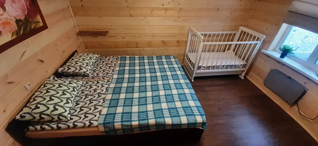 Коттедж с баней на дровах