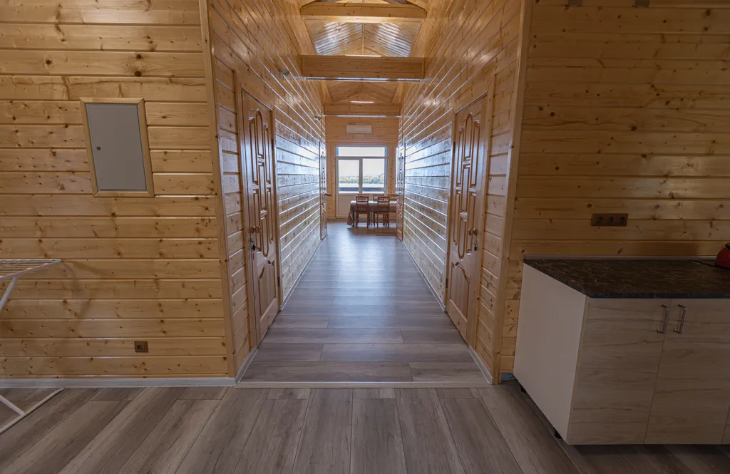 Коттедж на берегу реки Волга