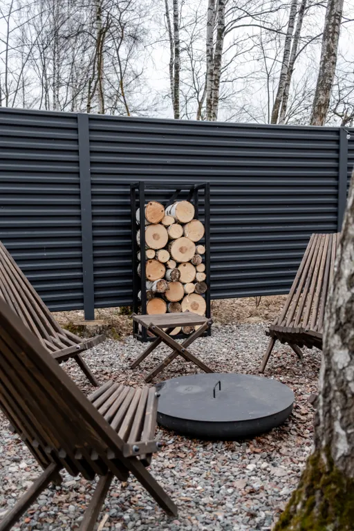 Скандинавский дом с джакузи, сауной и видом на живописное поле