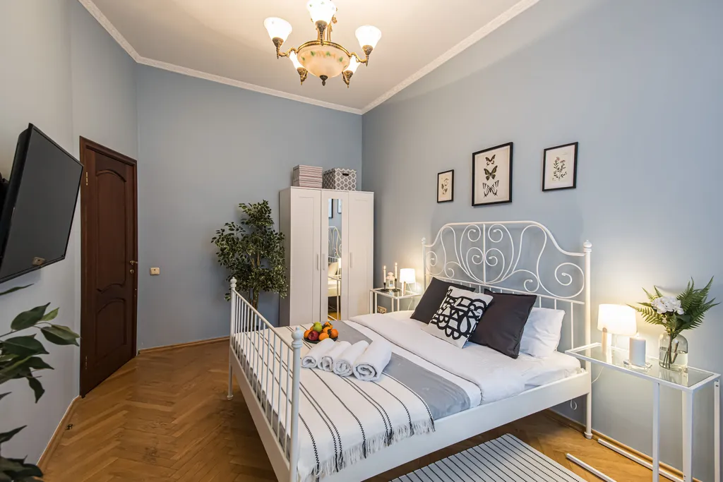 Квартира Квартира Стильная четверка с видом на МИД — Москва