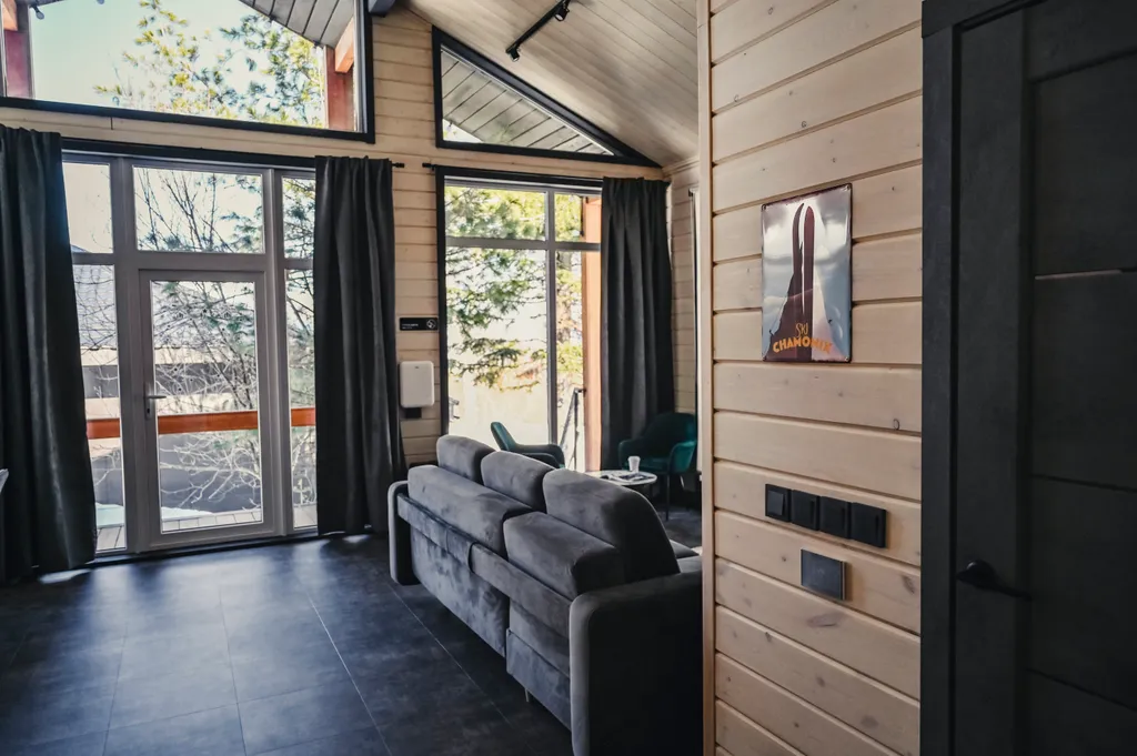 Барнхаус Chamonix c панорамными окнами