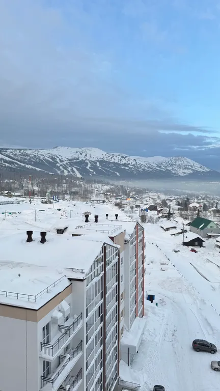 Квартира Уютная новая квартира с видом на горы в центре горнолыжного курорта — Шерегеш