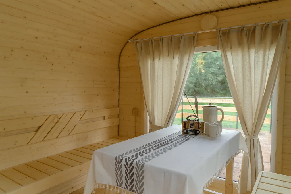 A-frame Петрол домик из дерева 4х местный