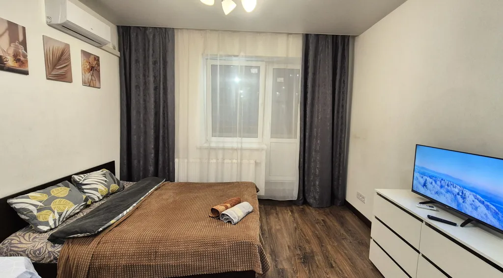 Квартира Комфортабельная студия в Новом Пушкино с кондиционером — аренда посуточно в Пушкино