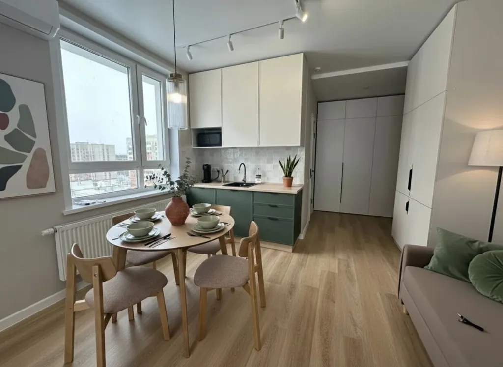 Студия с шикарным видом на реку