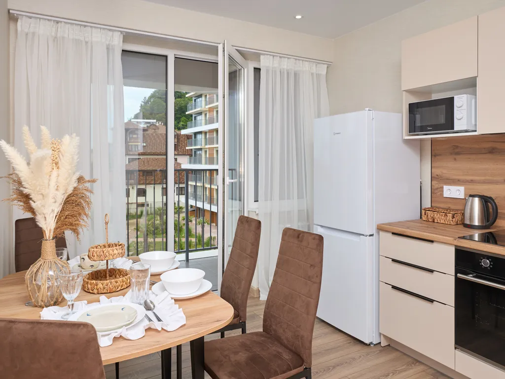 Двухкомнатная квартира с прямым видом на море в ЖК Каравелла Портигали