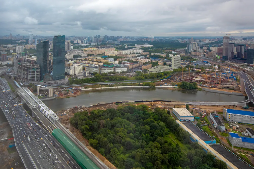 Квартира Квартира Уникальная панорамная студия с видом на Москва-Сити — Москва