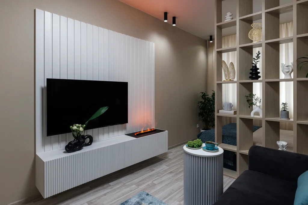 Квартира Дизайнерская квартира с камином и фитобочкой — Екатеринбург