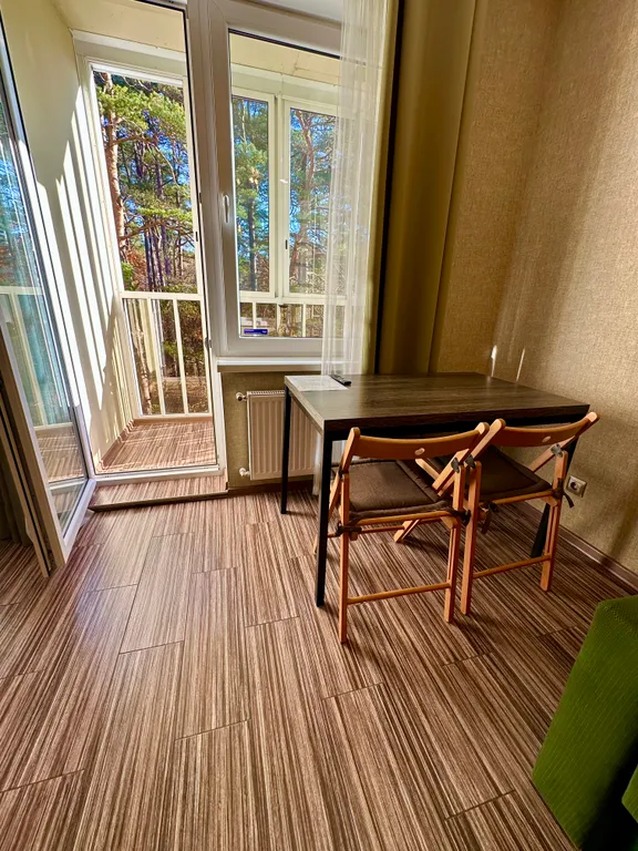 Уютная студия в сосновом лесу