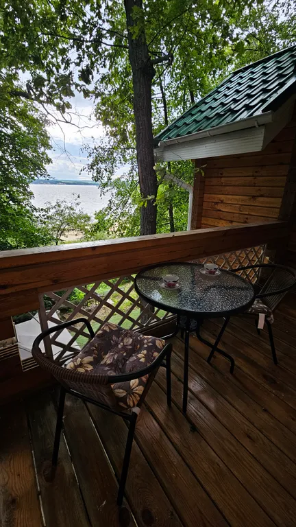 Семейный дом на берегу реки Волга с шикарными видом и пляжем