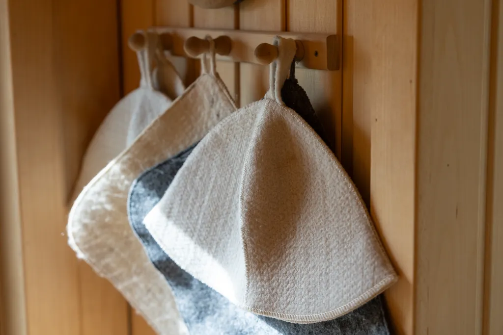 Дом с чаном и сауной у леса.